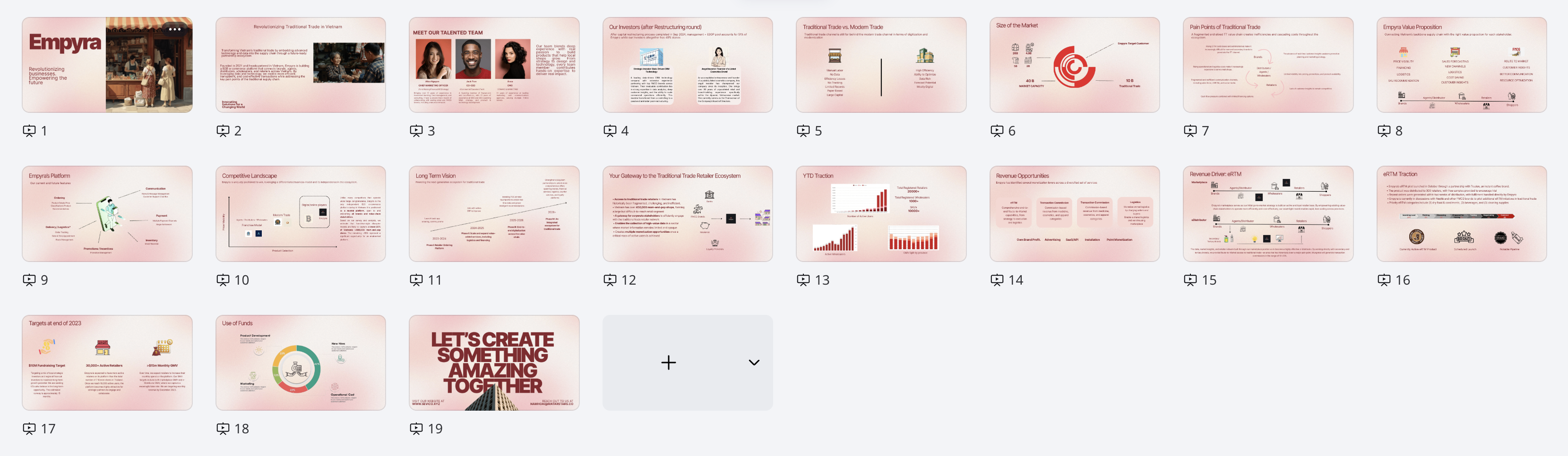 Pitch deck outcome